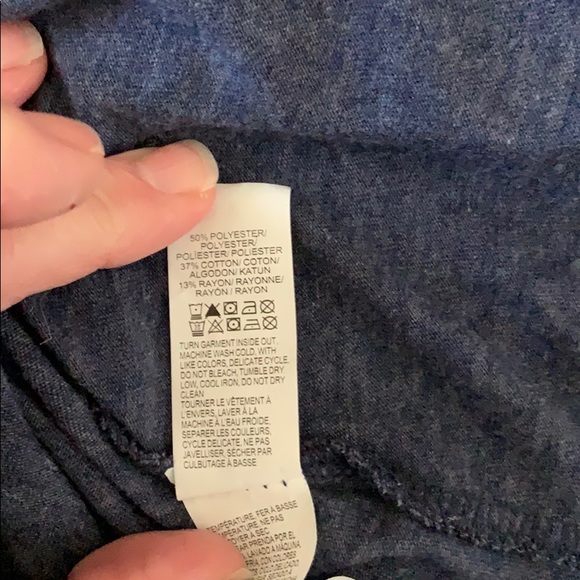 Lucky Brand blue and Gold Henna Tee EUC Si… - Picture 7 of 10